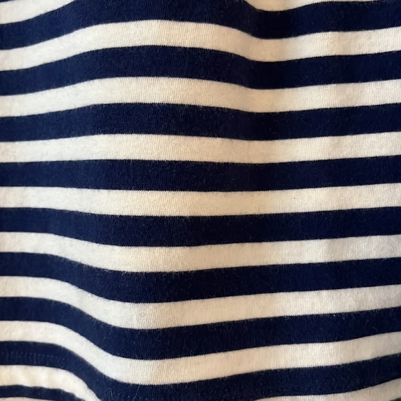 Women’s Lands End Small Fitted L/S Striped Turtleneck Shirt - Picture 2 of 6